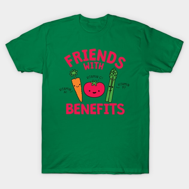 Friends with Benefits T-Shirt by toddgoldmanart